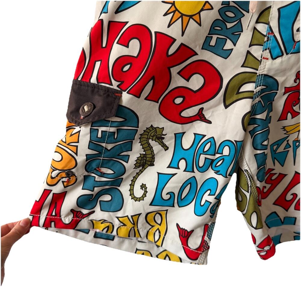 Andy Davis x Billabong Mens Size 34 Swim Trunks Board Shorts Graphic Colorful - Picture 5 of 10